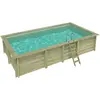 Piscine Aqua 7 X 3.75 - H.1.45 M, Sable, Cadre En Métal - Sans Dalle