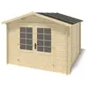 Abri de jardin en bois - 9m2 - 3x3m - Ep. 28mm - Couleur: naturel - DO...