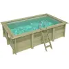 Piscine Aqua 4.65 X 2.85 - H.1.24 M, Sable, Fixations À Visser
