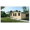 Abri de jardin en bois - 25m2 - 5x5m - Ep. 40mm - Couleur: naturel