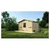 Abri de jardin en bois - 12m2 - 4x3m - Ep. 28mm - Couleur: naturel