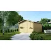 Abri jardin bois  - 17.87 m² - 4.21 x 4.23 x 2.51 m - 28 mm DOM149