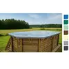Bâche d'hiver 3.41 x 3.41 m pour piscine BAS7301 - PLAN301Z
