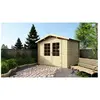 altanka Abri de jardin en bois - 6m2 - 3x2m - Ep. 28mm - Couleur: natu...