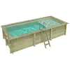 ALTANKA Piscine Aqua 6.1 X 2.85   H.1.31 M Avec Plage, Sable, Cadre En...