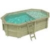 ALTANKA Piscine Nemo 5.79 X 3.49   H.1.45 M Avec Plage, Sable, Fixatio...