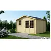 Abri de jardin en bois - 12m2 - 4x3m - Ep. 28mm - Couleur: naturel
