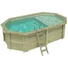 ALTANKA Piscine Nemo 5.79 X 3.49   H.1.45 M Avec Plage, Sable, Cadre E...