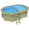 ALTANKA Piscine Nemo 4.3 X 3   H.1.18 M Avec Plage, Bleu Pâle, Fixatio...
