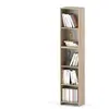 STIV-MEUBLES Bibliothèque De Bureau Chêne Sonoma 40 CM 5 Etagères Pote...