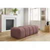 Pouf MONT-BLANC tissu Rose   BOBOCHIC TU