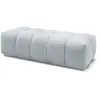 Accueil Séjour Pouf Bobochic Pouf mont-blanc velours Gris clair