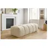 Bobochic - Fauteuil & pouf Pouf mont-blanc velours Beige
