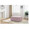 Pouf BOBOCHIC - Pouf compact NIHAD velours côtelé Violet