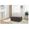 Accueil Séjour Pouf Bobochic Pouf compact nihad velours côtelé Taupe
