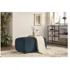 Fauteuil & pouf Bobochic Pouf enjoy Bleu foncé