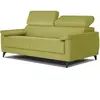 Courtois Laville Canapé droit 3 places XXL tissu citron vert