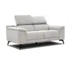 COURTOIS LAVILLE Canape droit 2 places tissu beige clair - Fiero