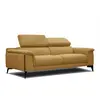 COURTOIS LAVILLE Canapé droit XXL 3 places tissu orange - Matera