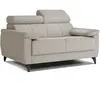 Courtois Laville Canapé droit 2 places tissu beige