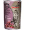 Super Benek sans céréales filets cuits à la vapeur 28 x 85 g pour chat - canard, cranberries en sauce