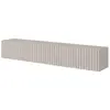 SELSEY Meuble TV - TELIRE - 175 cm - couleur gris-beige