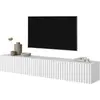 SELSEY Meuble TV - TELIRE - 175 cm - blanc