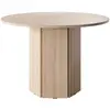 SELSEY Table ronde - HEXA - 110 cm - Chêne de Lindberg