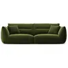 CXL BY CHRISTIAN LACROIX Canapé modulable "Maurie" 4 places en velours vert armée TU