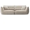 CXL BY CHRISTIAN LACROIX Canapé modulable "Maurie" 4 places en chenille beige clair TU