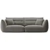 CXL BY CHRISTIAN LACROIX Canapé modulable "Maurie" 4 places en chenille gris foncé TU