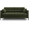 Micadoni Home Canapé 2 places en tissu structurel vert