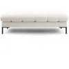 COSMOPOLITAN DESIGN Banc "Bali" 2 places en tissu structurel beige clair TU