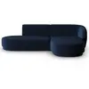 CXL by Christian Lacroix Canapé d'angle droit modulable 4 places en velours bleu roi
