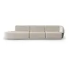 CXL by Christian Lacroix Canapé modulable gauche 4 places en velours beige