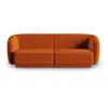CXL by Christian Lacroix Canapé modulable 2 places en velours terracotta