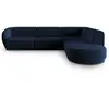 CXL by Christian Lacroix Canapé d'angle droit modulable 5 places en velours bleu roi