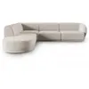CXL by Christian Lacroix Canapé d'angle gauche modulable 5 places en velours beige