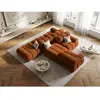 Milo Casa - Chauffeuse Droit Velours Tropea 4 Places terracotta - 282x...