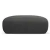 Windsor & Co - Pouf Lola gris foncé - 100x100x36 cm OS