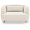 Fauteuil tulum en velours beige clair COS_ARM_51_F1_TULUM1