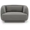 Fauteuil tulum en velours gris clair COS_ARM_51_F1_TULUM3