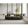 Mazzini Sofas - Canapé velours Venus 3 places Vert - 220x92x90 cm OS
