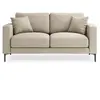 Mazzini Sofas - Canapé Venus 2 Places beige - 158x92x90 cm OS