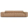 CXL by Christian Lacroix Canapé 4 places en tissu velours beige foncé
