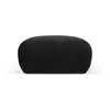 Maison Héritage - Pouf Theo 1 Place noir - 75x75x36 cm OS