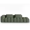 CXL by Christian Lacroix Canapé modulable droit 3 places en tissu structurel vert olive foncé