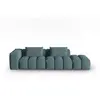 CXL by Christian Lacroix Canapé modulable droit 3 places en tissu structurel bleu clair