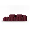CXL by Christian Lacroix Canapé modulable gauche 3 places en tissu structurel bordeaux