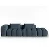 CXL by Christian Lacroix Canapé modulable droit 3 places en tissu structurel bleu foncé